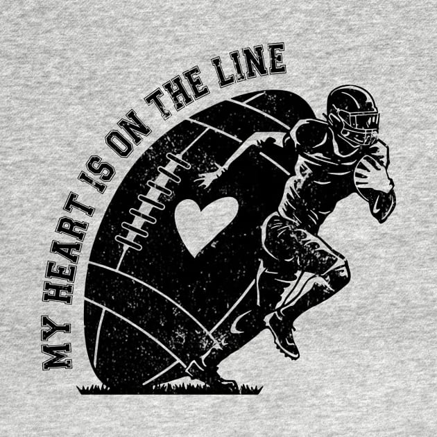 My Heart is on The Line by Customprint